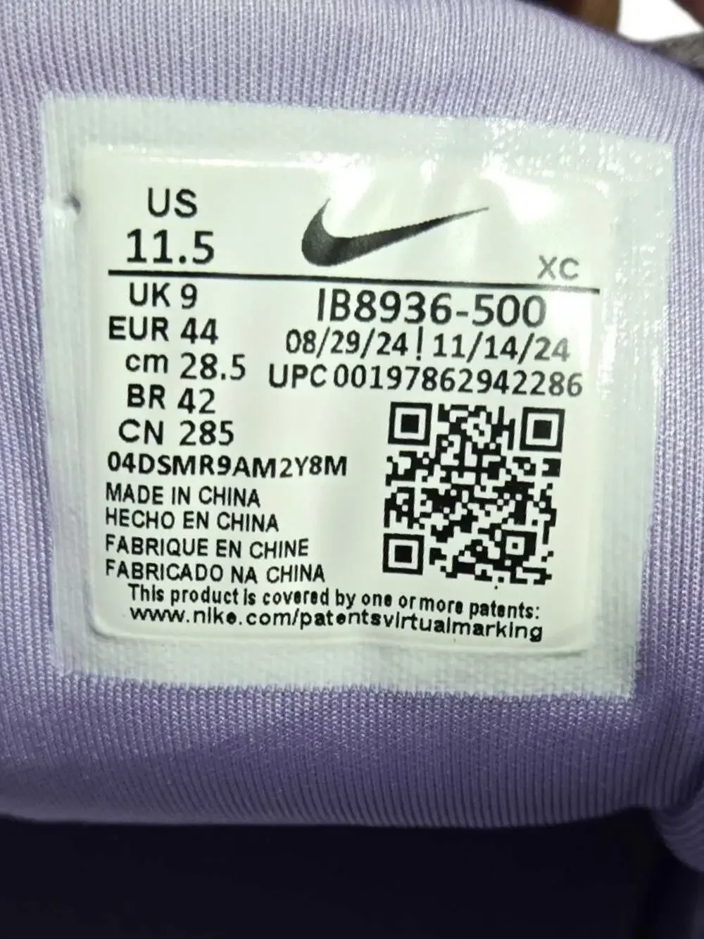 NikeCourt Air Zoom Vapor Pro 3 HC Women's Tennis Shoes Amethyst Tint/Hydrangeas